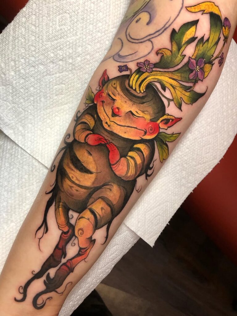 tatuaj cu leguma de toamna